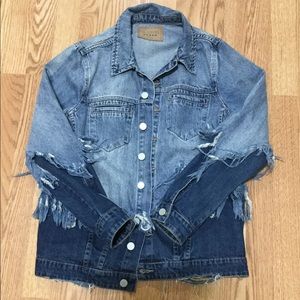 Oversized denim jacket